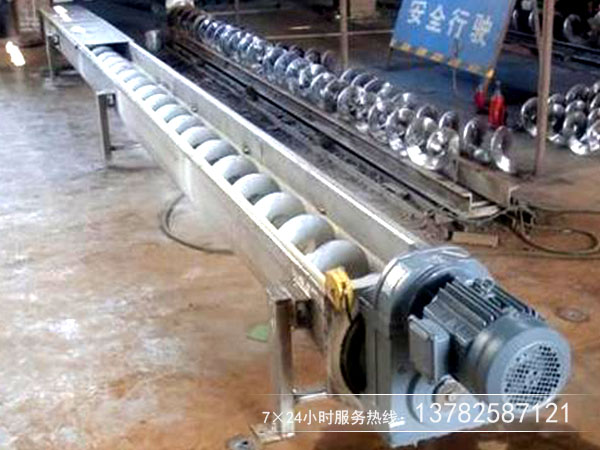 無軸螺旋輸送機使用環境惡劣，保養須謹慎